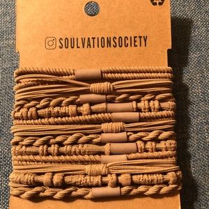 Say Goodbye to Boring Hair Ties. These go for $24.99 Makes beautiful bracelets